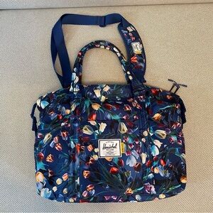 Herschel Supply Company Floral Multicolor Travel Bag - Blue